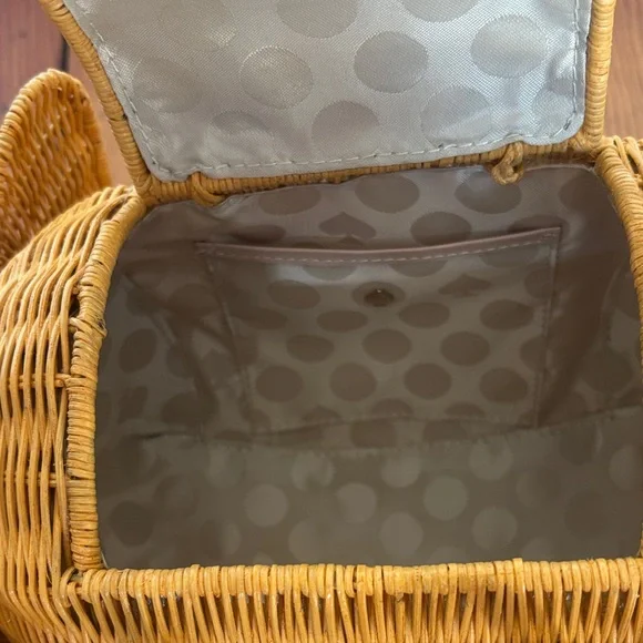 Kate Spade Elephant Wicker Handbag - Picture 8 of 8